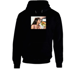 Mia Khalifa Black Hooded Sweatshirt Hoodie