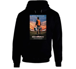 The Waterboy Cool 90's Comedy Vintage Classic Movie  Fan Black Hooded Sweatshirt Hoodie