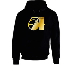 Studio 54 5 Black Hooded Sweatshirt Hoodie