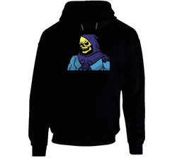 Skeletor He Man Masters Of The Universe Black Hooded Sweatshirt Hoodie