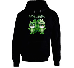 Happy Tree Friend Lifty & Shifty Black Hooded Sweatshirt Hoodie Happy Tree Friend Lifty & Shifty Black Hooded Sweatshirt Hoodie