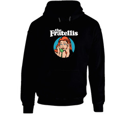 The Fratellis We Need Medicine Black Black Hooded Sweatshirt Hoodie The Fratellis We Need Medicine Black Black Hooded Sweatshirt Hoodie