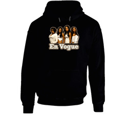 En Vogue Black Hooded Sweatshirt Hoodie