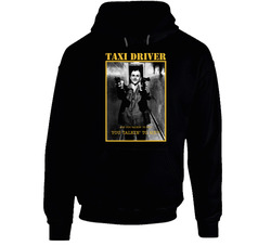 Taxi Driver Black Hooded Sweatshirt Hoodie