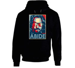 The Dude Abides - The Big Lebowski 5 Black Hooded Sweatshirt Hoodie