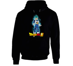 Vegeta Black Hooded Sweatshirt Hoodie
