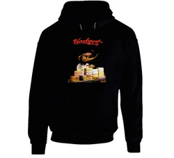 Jean-claude Van Damme Blood Sport Death Touch Black Hooded Sweatshirt Hoodie