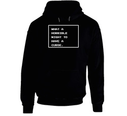 Castlevania 2 Simons Quest What A Horrible Night To Have A Curse Black Hooded Sweatshirt Hoodie Castlevania 2 Simons Quest What A Horrible Night To Have A Curse Black Hooded Sweatshirt Hoodie