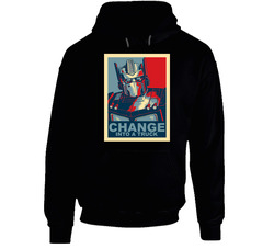 Transformer Change Into A Truck Black Hooded Sweatshirt Hoodie Transformer Change Into A Truck Black Hooded Sweatshirt Hoodie