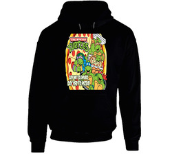 Say No To Drugs, Say Yes To Pizza - Teenage Mutant Ninja Turtles - Tmnt Drugs Vs Pizza Tee Black Hooded Sweatshirt Hoodie Say No To Drugs, Say Yes To Pizza - Teenage Mutant Ninja Turtles - Tmnt Drugs Vs Pizza Tee Black Hooded Sweatshirt Hoodie