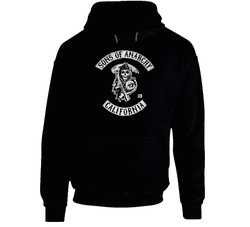 Son Of Anarchy Black Hooded Sweatshirt Hoodie Son Of Anarchy Black Hooded Sweatshirt Hoodie