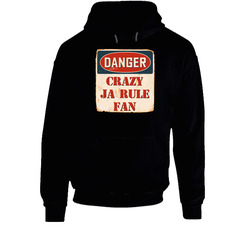 Crazy Ja Rule Fan Music Artist Vintage Sign Black Hooded Sweatshirt Hoodie Crazy Ja Rule Fan Music Artist Vintage Sign Black Hooded Sweatshirt Hoodie