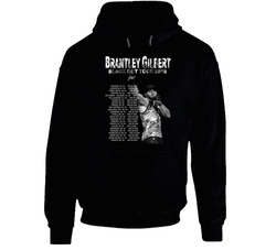 Brantley Gilbert Black Hooded Sweatshirt Hoodie Brantley Gilbert Black Hooded Sweatshirt Hoodie