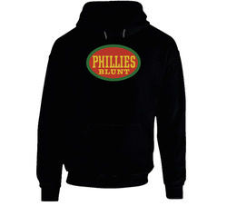 Phillies Blunt Logo Black Hooded Sweatshirt Hoodie Phillies Blunt Logo Black Hooded Sweatshirt Hoodie