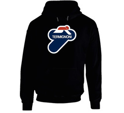 Termignoni Black Hooded Sweatshirt Hoodie Termignoni Black Hooded Sweatshirt Hoodie