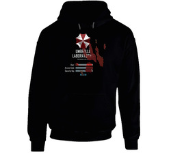 Umbrella Computer Login Resident Evil Game Movie Black Hooded Sweatshirt Hoodie Umbrella Computer Login Resident Evil Game Movie Black Hooded Sweatshirt Hoodie