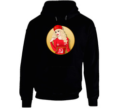 Katya Black Hooded Sweatshirt Hoodie Katya Black Hooded Sweatshirt Hoodie