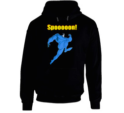 The Tick Spoon Cartoon Comic Black Hooded Sweatshirt Hoodie The Tick Spoon Cartoon Comic Black Hooded Sweatshirt Hoodie
