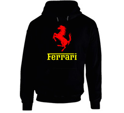 Ferrari Black Hooded Sweatshirt Hoodie