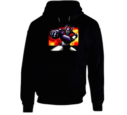 Old Mazinger Z Anime Black Hooded Sweatshirt Hoodie
