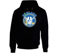 Oakland Pro Sports Teams Logo Mashup City Pride Fan Black Hooded Sweatshirt Hoodie Oakland Pro Sports Teams Logo Mashup City Pride Fan Black Hooded Sweatshirt Hoodie