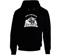 San Antonio Rampage Black Hooded Sweatshirt Hoodie San Antonio Rampage Black Hooded Sweatshirt Hoodie