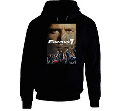Fast And Furious 7 Vengeance Comes Home Standard Black Black Hooded Sweatshirt Hoodie Fast And Furious 7 Vengeance Comes Home Standard Black Black Hooded Sweatshirt Hoodie
