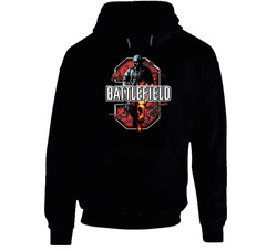 Battlefield 3 Logo Black Hooded Sweatshirt Hoodie Battlefield 3 Logo Black Hooded Sweatshirt Hoodie