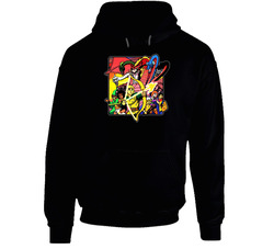 Dd Dungeons And Dragons Cartoon Retro Black Hooded Sweatshirt Hoodie Dd Dungeons And Dragons Cartoon Retro Black Hooded Sweatshirt Hoodie