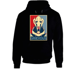 Star Wars General Grievous Movie Black Hooded Sweatshirt Hoodie Star Wars General Grievous Movie Black Hooded Sweatshirt Hoodie