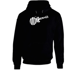 Fg The Monkees Black Hooded Sweatshirt Hoodie Fg The Monkees Black Hooded Sweatshirt Hoodie