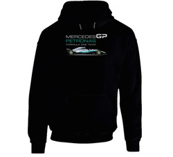 Mercedes Petronas Gp Formula One Car A Black Hooded Sweatshirt Hoodie Mercedes Petronas Gp Formula One Car A Black Hooded Sweatshirt Hoodie