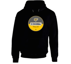 Cohiba, Habanos, T-shirt, Cigar, Tobaco, Cigarillo, Havana, Cuba, Cuban Black Hooded Sweatshirt Hoodie Cohiba, Habanos, T-shirt, Cigar, Tobaco, Cigarillo, Havana, Cuba, Cuban Black Hooded Sweatshirt Hoodie