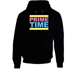 Prime Time Deion Sanders Football Defensive Back Black Hooded Sweatshirt Hoodie Prime Time Deion Sanders Football Defensive Back Black Hooded Sweatshirt Hoodie