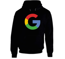 Google Black Hooded Sweatshirt Hoodie