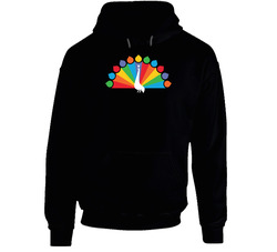 Original Nbc Peacock Logo Vintage Tv Network Fan Black Hooded Sweatshirt Hoodie Original Nbc Peacock Logo Vintage Tv Network Fan Black Hooded Sweatshirt Hoodie
