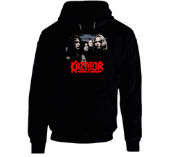 Kreator Death Heavy Metal Rock Black Hooded Sweatshirt Hoodie Kreator Death Heavy Metal Rock Black Hooded Sweatshirt Hoodie