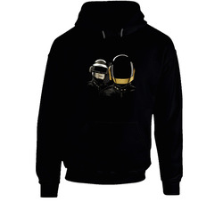 Daft Punk Black Hooded Sweatshirt Hoodie Daft Punk Black Hooded Sweatshirt Hoodie