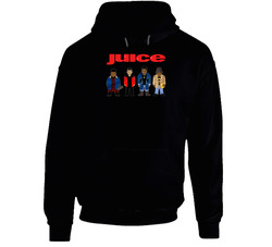 Juice Black Hooded Sweatshirt Hoodie Juice Black Hooded Sweatshirt Hoodie
