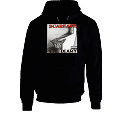 Scarface The Diary 90's Hip Hop Album Cool Retro Black Hooded Sweatshirt Hoodie Scarface The Diary 90's Hip Hop Album Cool Retro Black Hooded Sweatshirt Hoodie