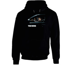The Wire Hbo Black Hooded Sweatshirt Hoodie The Wire Hbo Black Hooded Sweatshirt Hoodie