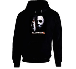 Halloween 5 The Revenge Of Michael Myers Scary Movie Halloween Black Hooded Sweatshirt Hoodie Halloween 5 The Revenge Of Michael Myers Scary Movie Halloween Black Hooded Sweatshirt Hoodie