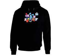 Parties Blues Clues Friends Apparel Black Hooded Sweatshirt Hoodie Parties Blues Clues Friends Apparel Black Hooded Sweatshirt Hoodie