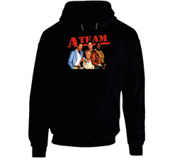 A Team Action Classic Tv Series Black Hooded Sweatshirt Hoodie A Team Action Classic Tv Series Black Hooded Sweatshirt Hoodie