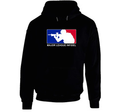 Major2 League Black Hooded Sweatshirt Hoodie Major2 League Black Hooded Sweatshirt Hoodie