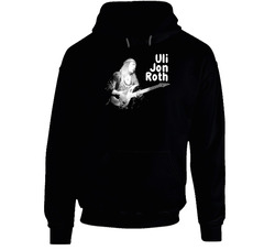 Uli Jon Roth Scorpions Guitarists Black Hooded Sweatshirt Hoodie Uli Jon Roth Scorpions Guitarists Black Hooded Sweatshirt Hoodie