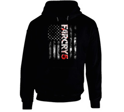 Far Cry 5 Black Hooded Sweatshirt Hoodie Far Cry 5 Black Hooded Sweatshirt Hoodie