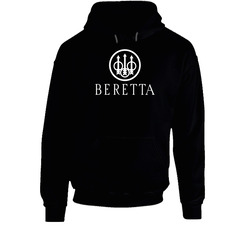 New Beretta Amandemen Black Black Hooded Sweatshirt Hoodie