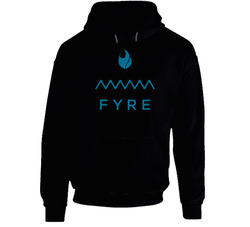 Fyre Festival Music Party Island Ja Rule Bahamas Influencer Black Hooded Sweatshirt Hoodie Fyre Festival Music Party Island Ja Rule Bahamas Influencer Black Hooded Sweatshirt Hoodie