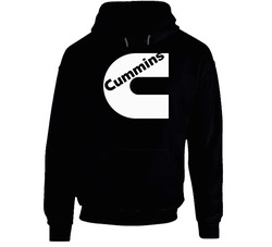 Cummins W Black Hooded Sweatshirt Hoodie Cummins W Black Hooded Sweatshirt Hoodie